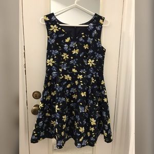 Ladies floral printed dress
